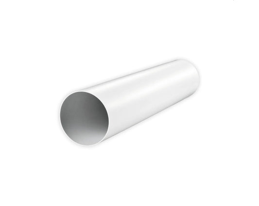 Plastic  PVC Ducting 2 meter long 125mm